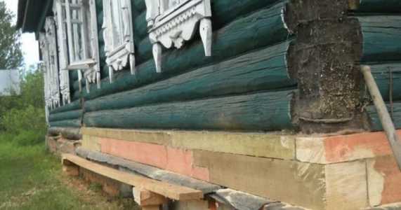 Подъем дома замена венцов и строительства