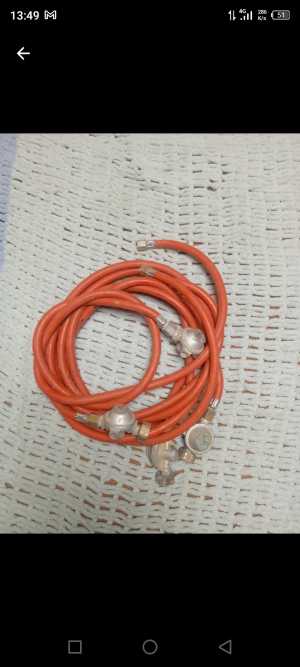 Газовая подводка с редуктором