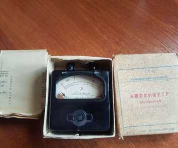 Амперметр школьный лабораторный