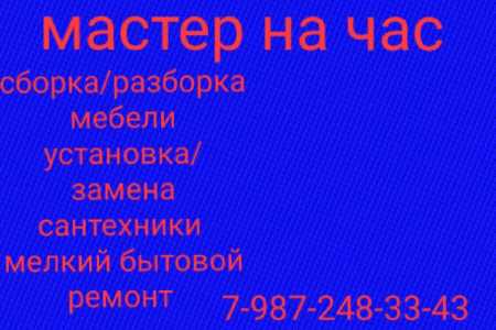 Мастер на час