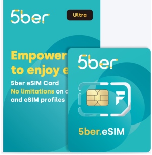 5ber Esim ULTRA адаптер Мультисим на eSIM переходник