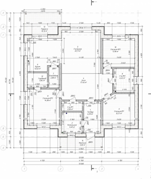 Типовой проект дома из газобетона 06-07.