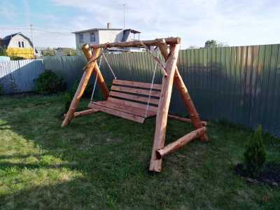 В сад качели