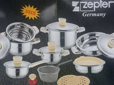 Набор кастрюль из девяти предметов фирмы Zepter