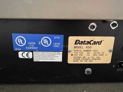     Datacard 450