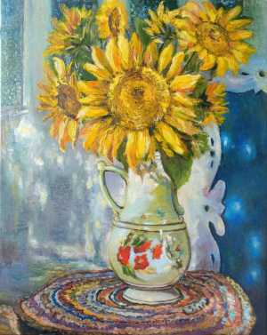 "Подсолнухи" картина