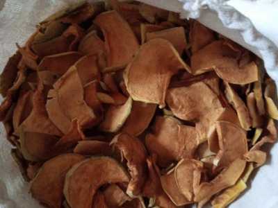 Яблоки сушеные домашние