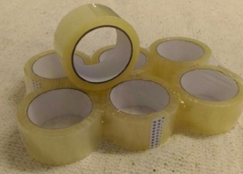 Скотч упаковочный прозрачный 66 м,