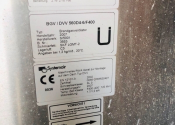 Вентилятор дымоудаления Systemair DVV 560 D4-6/F400