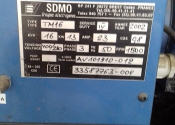 продам дизельгенератор SDMO TM16