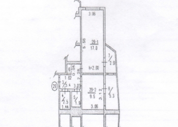 1-к квартира, 40 м2, 6/9 эт.