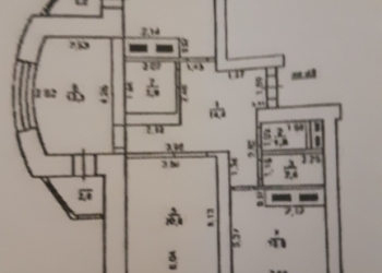 3-к квартира, 106 м2, 17/18 эт.северный