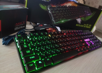 Игровая Клавиатура/мышь (imice) с подсветкой