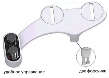 Биде-накладка VERO - механическая, простая, надежная