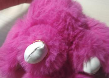 Пушистый и мягкий заяц