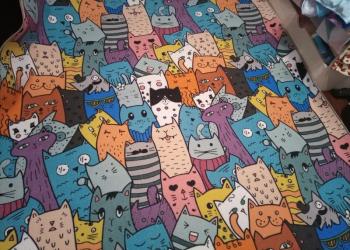 Ковер новый детский "Котики" 2х3м