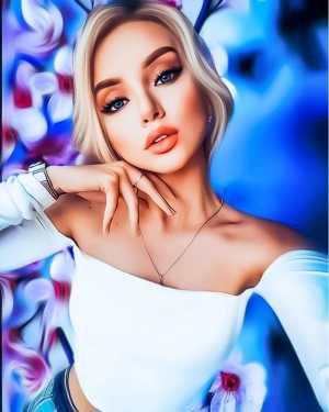 Портрет по фото на холсте