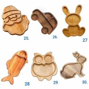 Новогодние менажницы из дерева