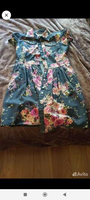 Платье ждинсовое