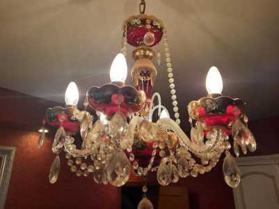 Люстра хрустальная