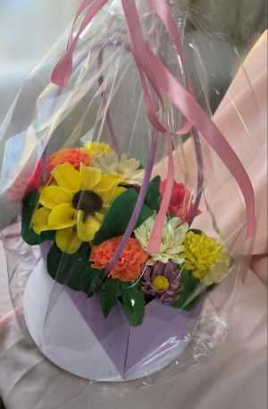 Цветы из шоколада