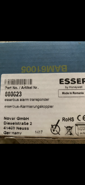 Транспондер Esser by Honeywell 808623