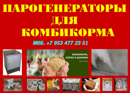 Парогенератор для комбикорма
