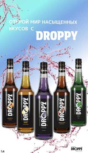 Сиропы для кофе и напитков DROPPY