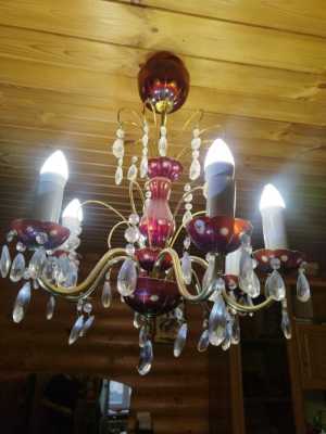 Люстра чешская