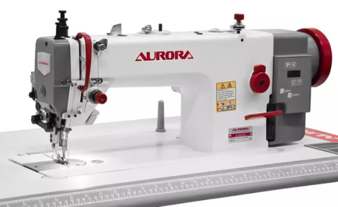 Прямострочная промышленная швейная машина с шагающей лапкой Aurora A-0302DE-CX