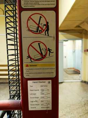 Штабелер PROLIFT SDF 1016 гидравлический ручной