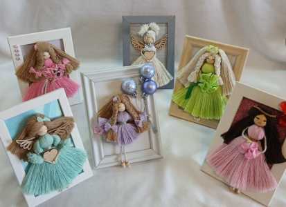 Куклы - макраме