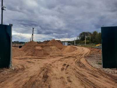 Участок в  пром.парке 30.22 сотки + разрешение на строительство ангар 1136м2