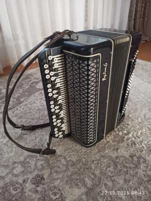 Баян "Рубин 6", баян "Мелодия", гармонь "Кировская".
