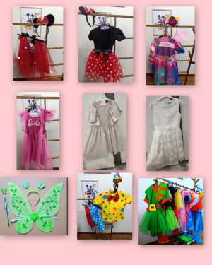 Прокат детских костюмов и платьев.