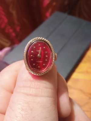 Часы кольцо чайка