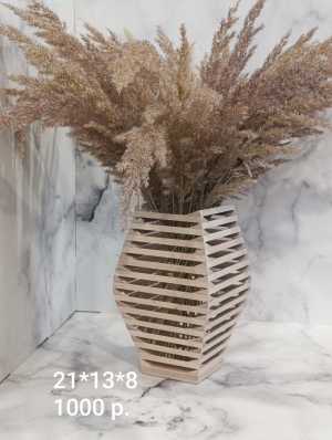 Изделия из дерева ручной работы. Вазы для сухоцвета. Интерьер, декор, сувенир.