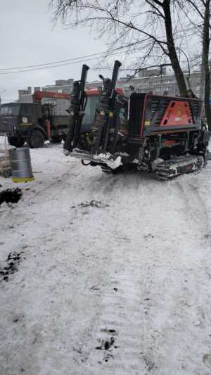 ГНБ бурение, прокол под дорогой