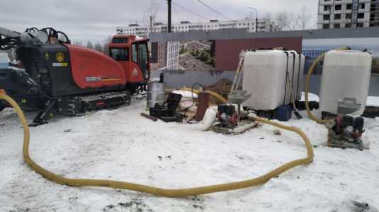 ГНБ бурение, прокол под дорогой