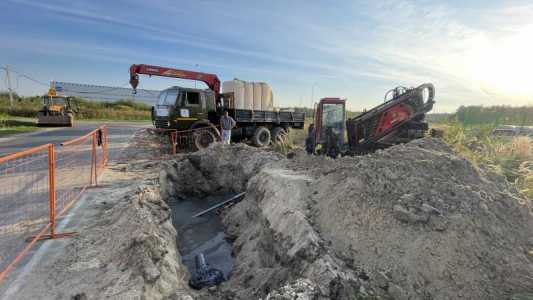 ГНБ бурение, прокол под дорогой