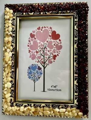 Рамка для фото из янтаря