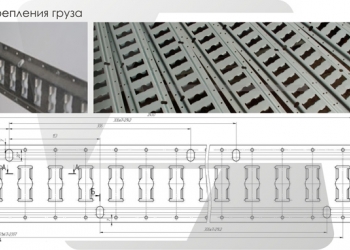 Рейка крепления груза (такелажная)