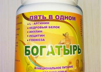 Функциональное кедровое питание "Богатырь", 300 гр