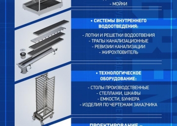 Лоток нержавеющий водоотводной, трап канализационный сантехнический нержавеющий