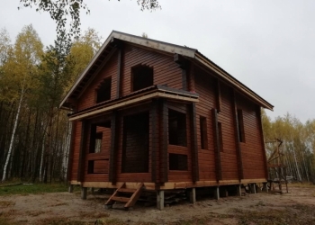 Дом из бруса / Баня из бруса строительство