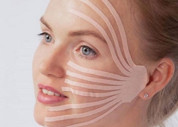 Кинезиологический Аres Beauty. Тейп для лица