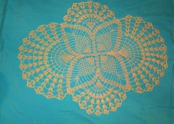 Салфетка крючком