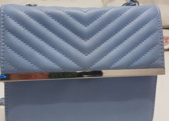 Клатч голубой