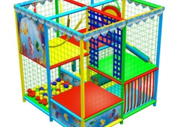Новый Детский игровой лабиринт "Атлантика", 2,49*2,49*2,5 м