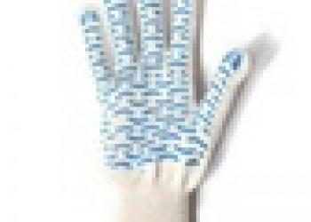 Перчатки хб 5 нитей с ПВХ